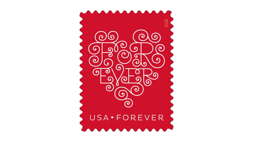Red White Forever First Class Postage Stamps