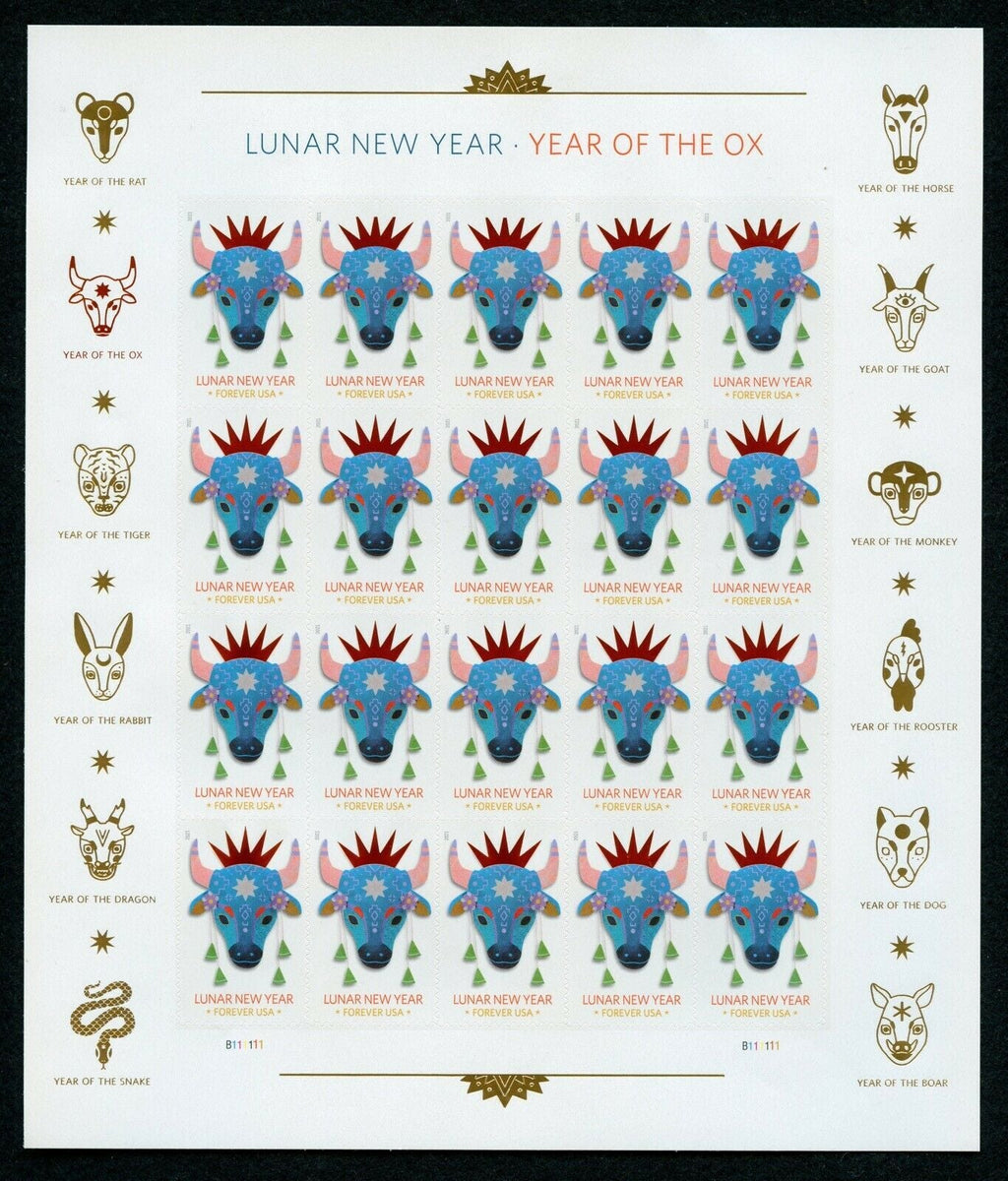Year of the Ox Stamp Celebrates Lunar New Year Forever First Class Postage Stamps