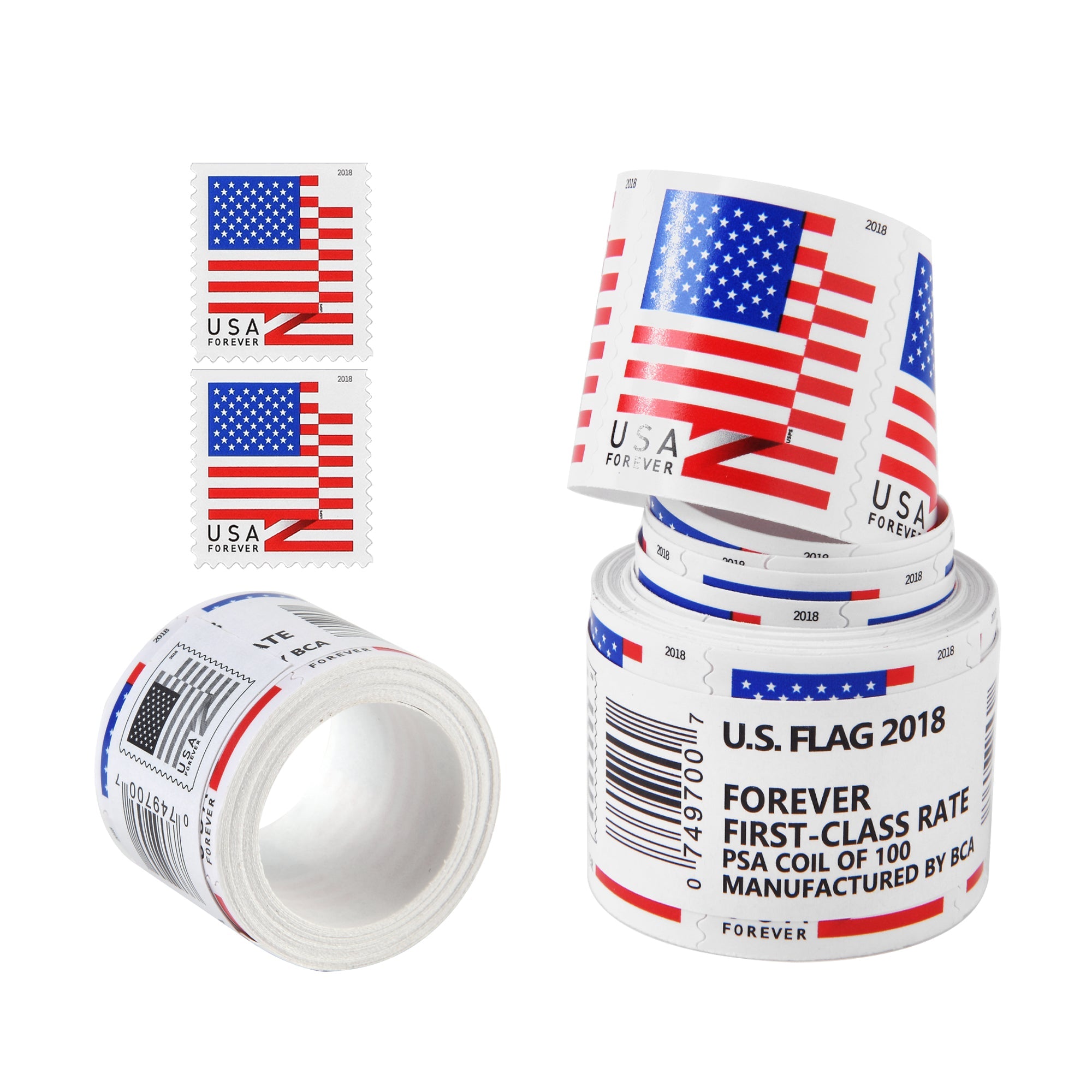 2018 US Flags Forever Stamps