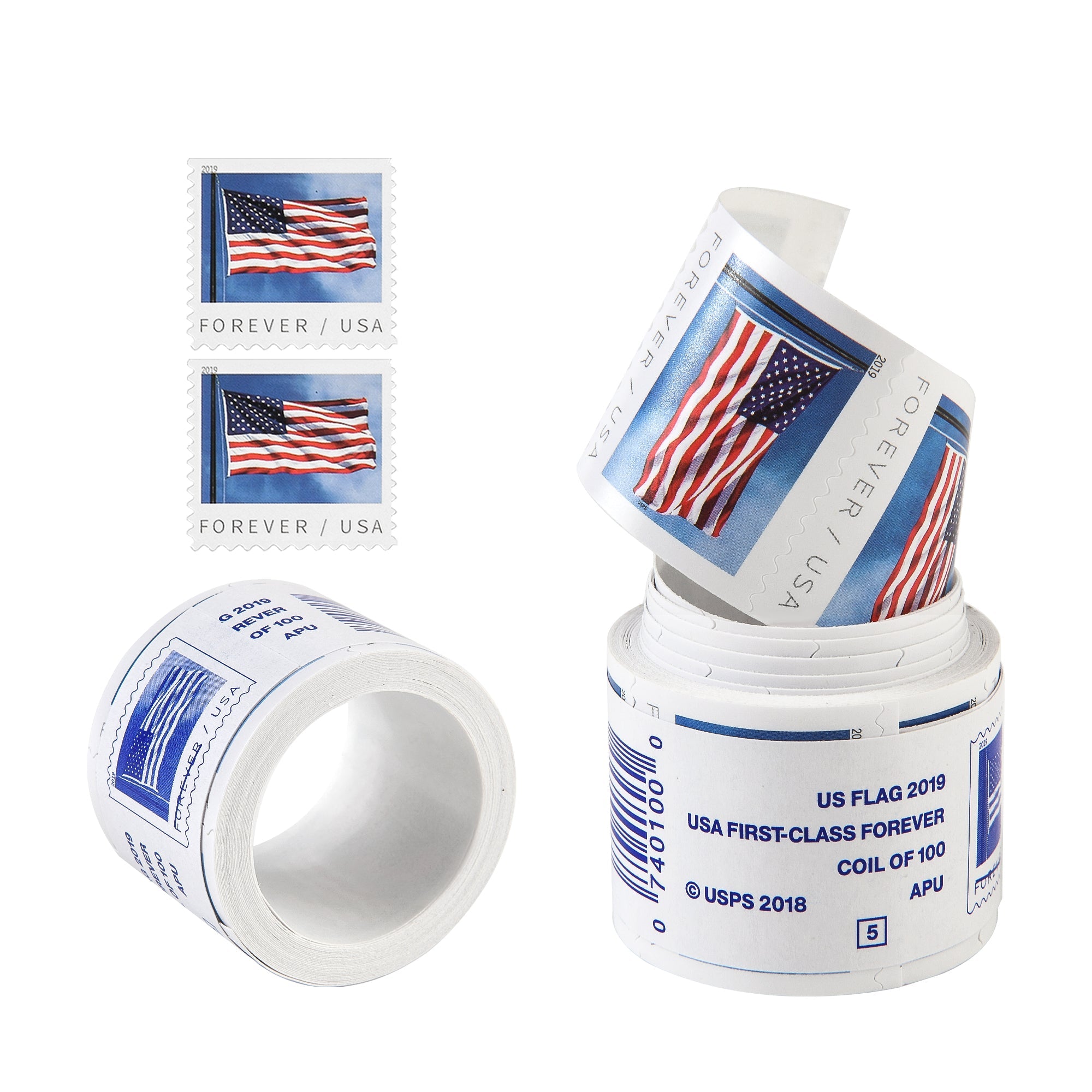 2019 US Flags Forever Stamps