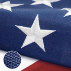 3x5 American Flag Outdoor Heavy Duty Nylon with Embroidered Stars and Sewn Stripes