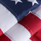 3x5 American Flag Outdoor Heavy Duty Nylon with Embroidered Stars and Sewn Stripes