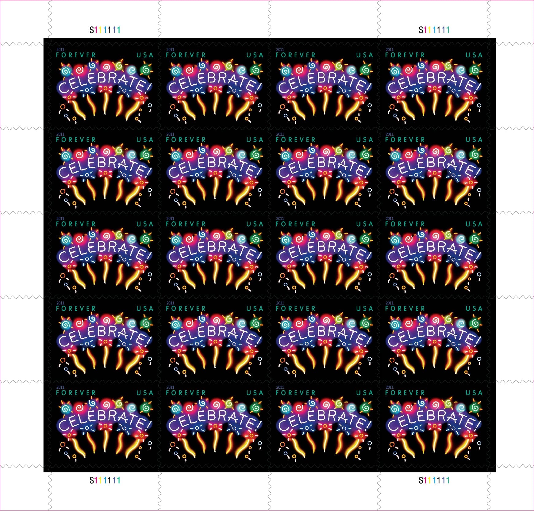 Celebrate Forever First Class Postage Stamps