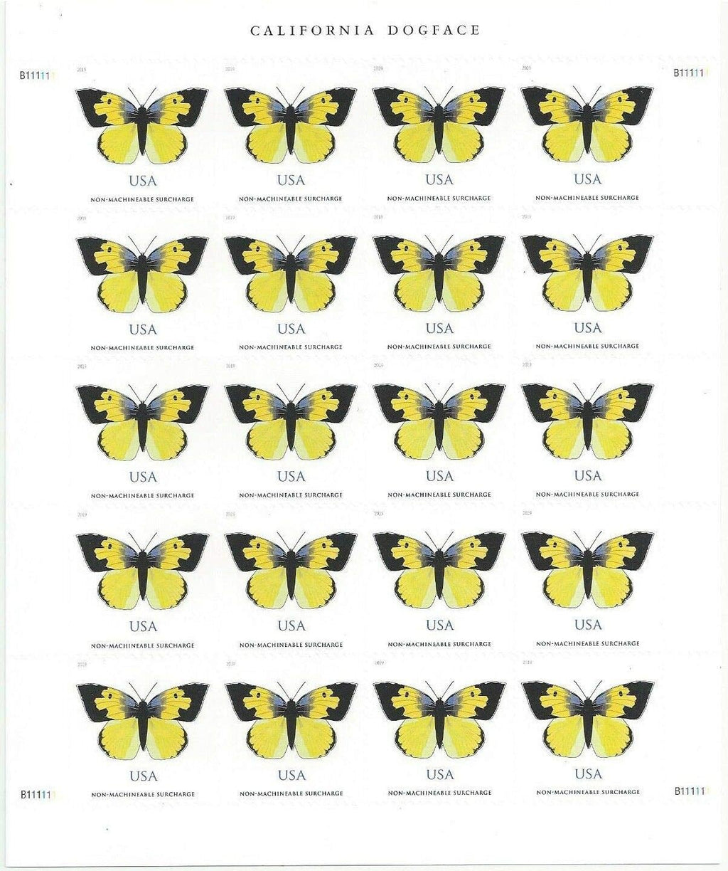 California Dogface Butterfly Forever First Class Postage Stamps