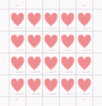 Made of Hearts 2020 Forever First Class Postage Stamps