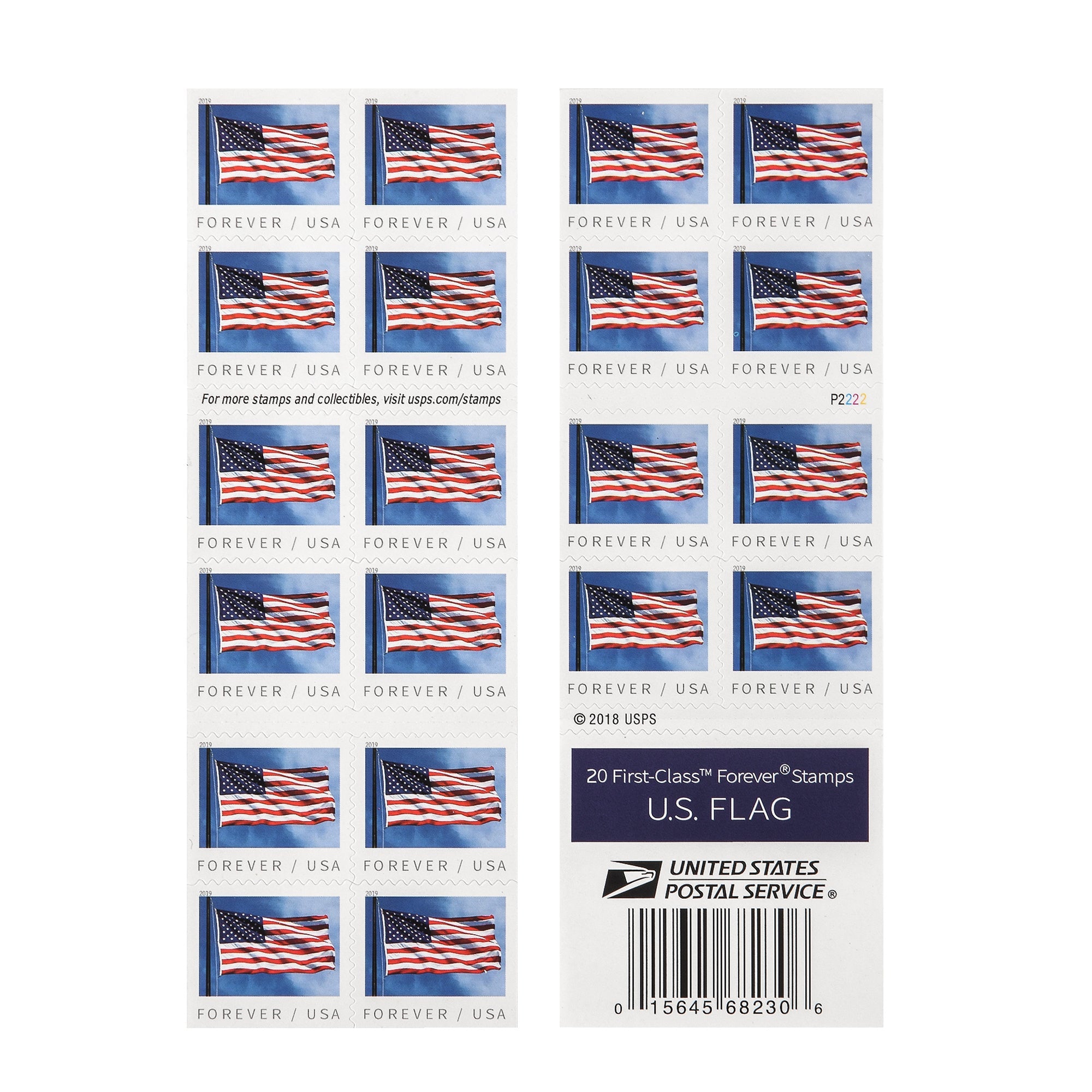 2019 US Flags Forever Stamps